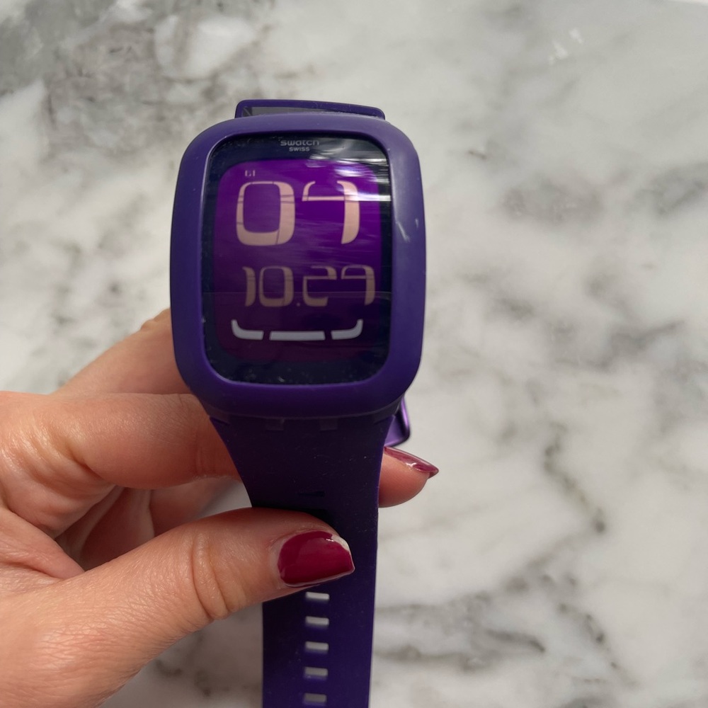 Purple Swatch Touch Watch - Picture 5 of 9